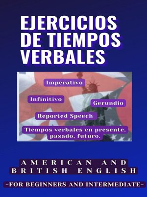 cover image of Ejercicios de tiempos verbales en inglés